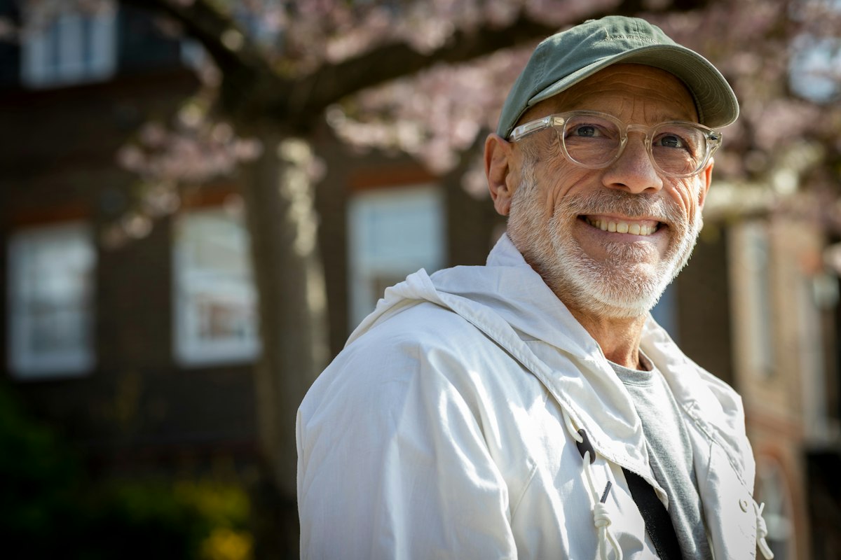 Smiling senior man