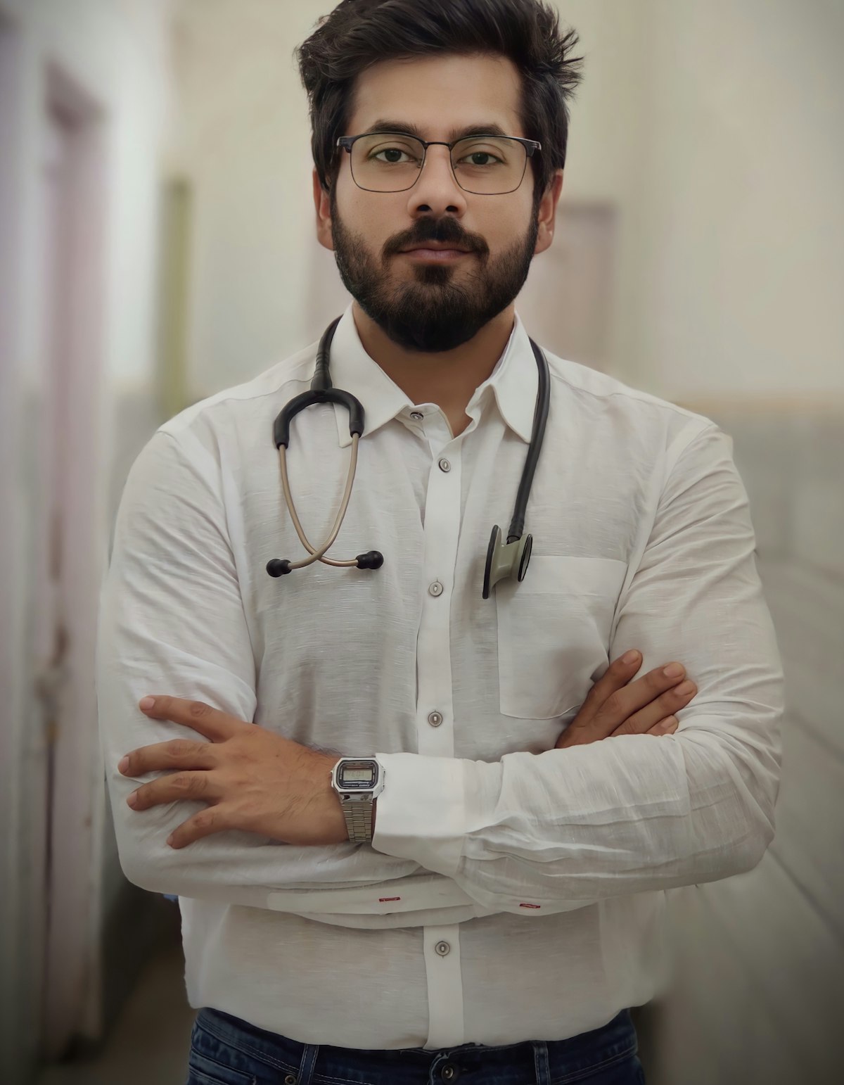 Doctor with stethoscope